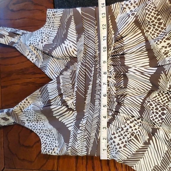 BCBGMaxAzria Cocoa Combo Animal Print Sundress Size 4 - Picture 13 of 16